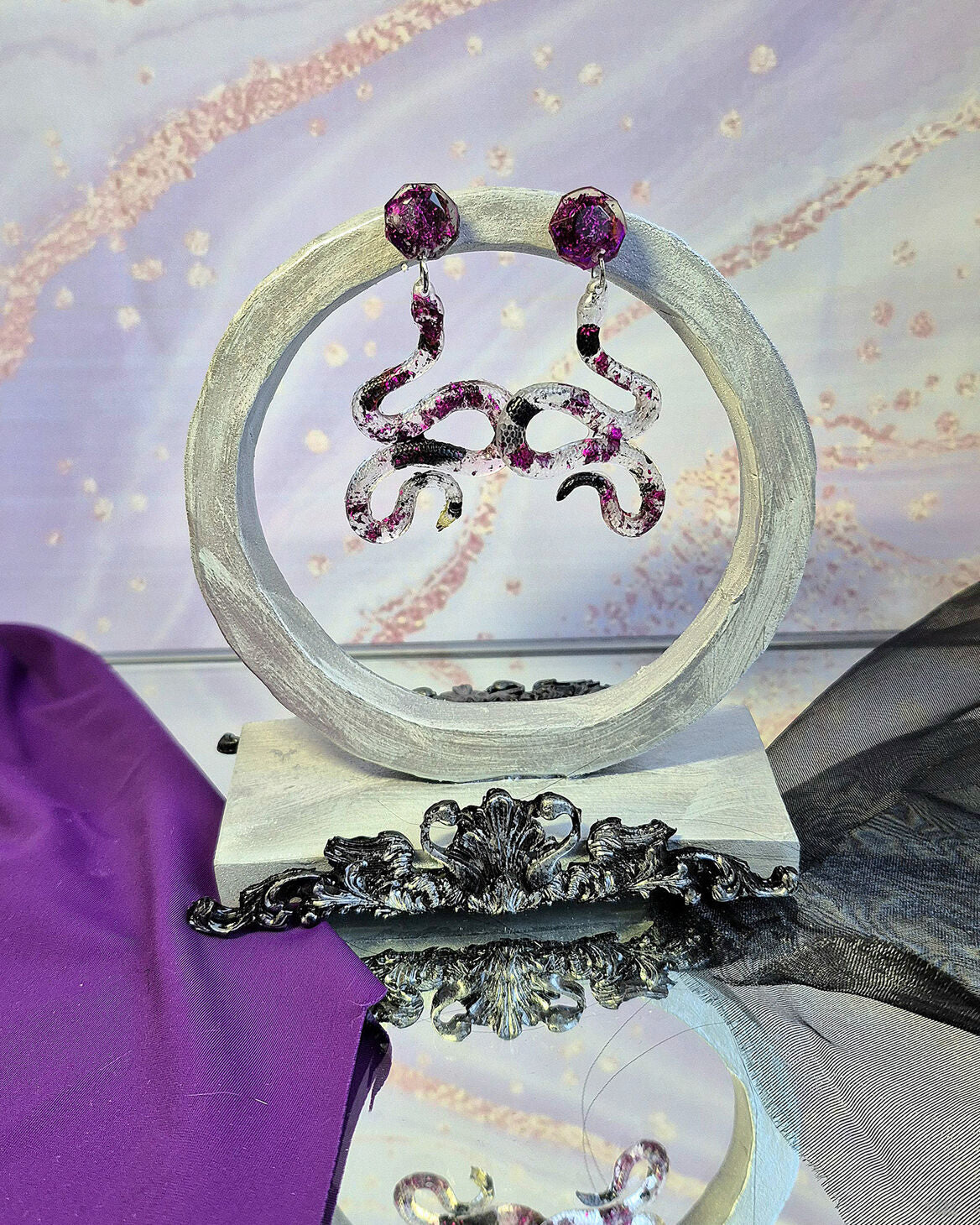 Earrings - Serpent’s Nightglitter