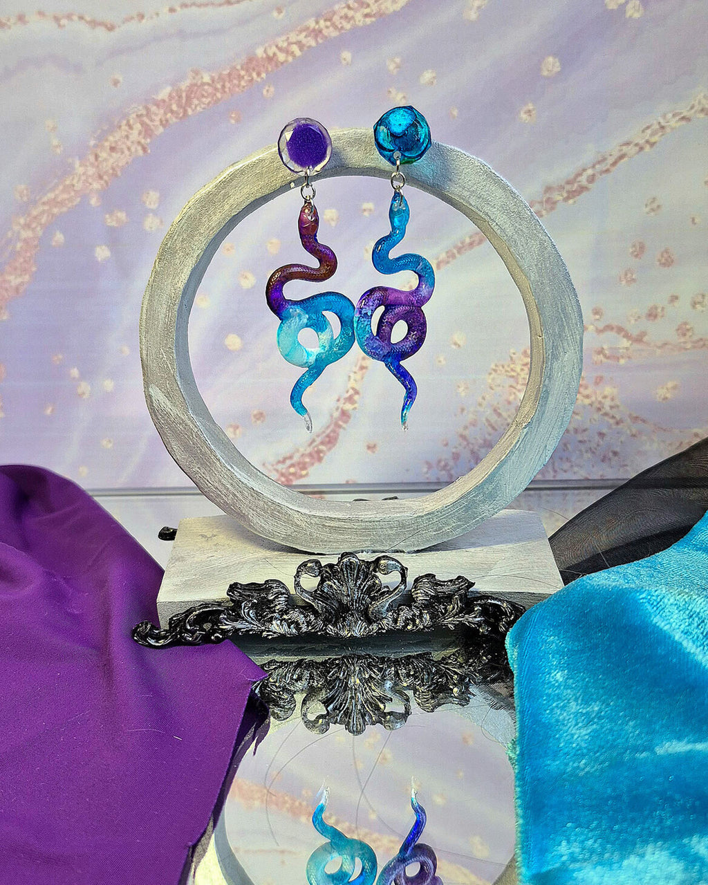 Earrings - Serpent’s Frostflare