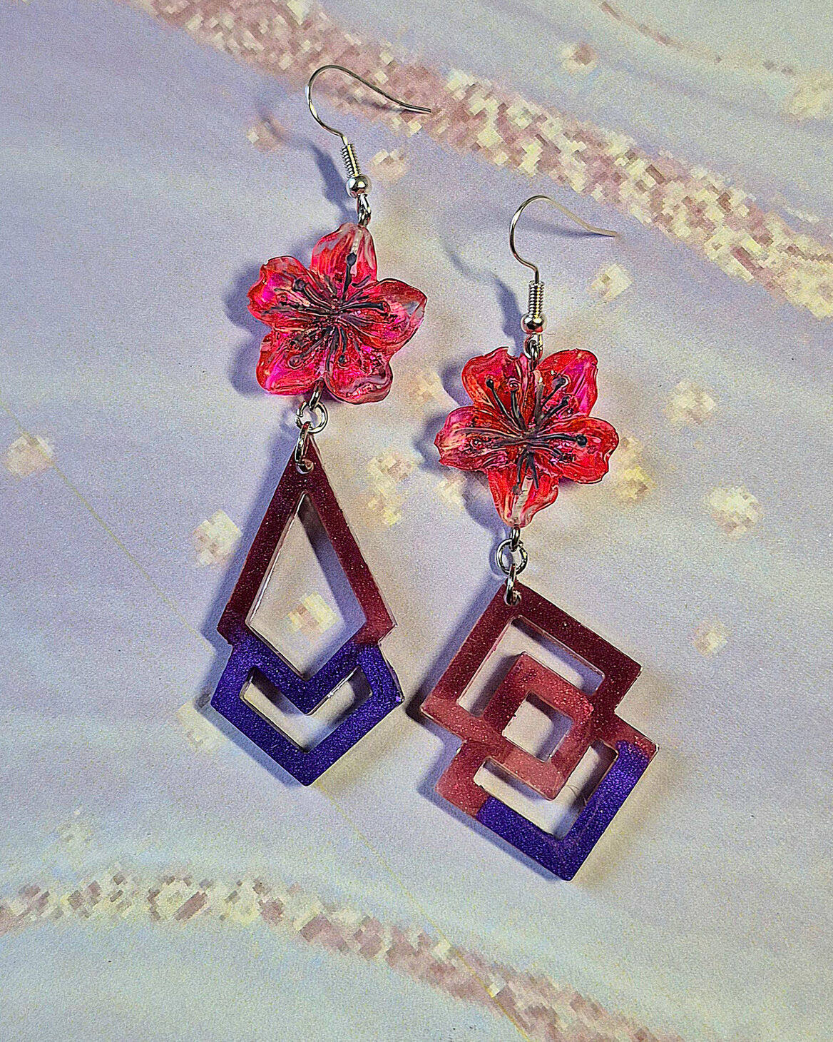Earrings - Sakura Plumfade
