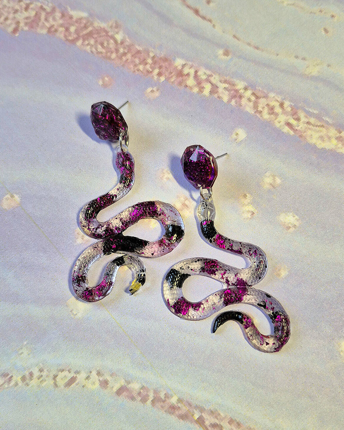 Earrings - Serpent’s Nightglitter