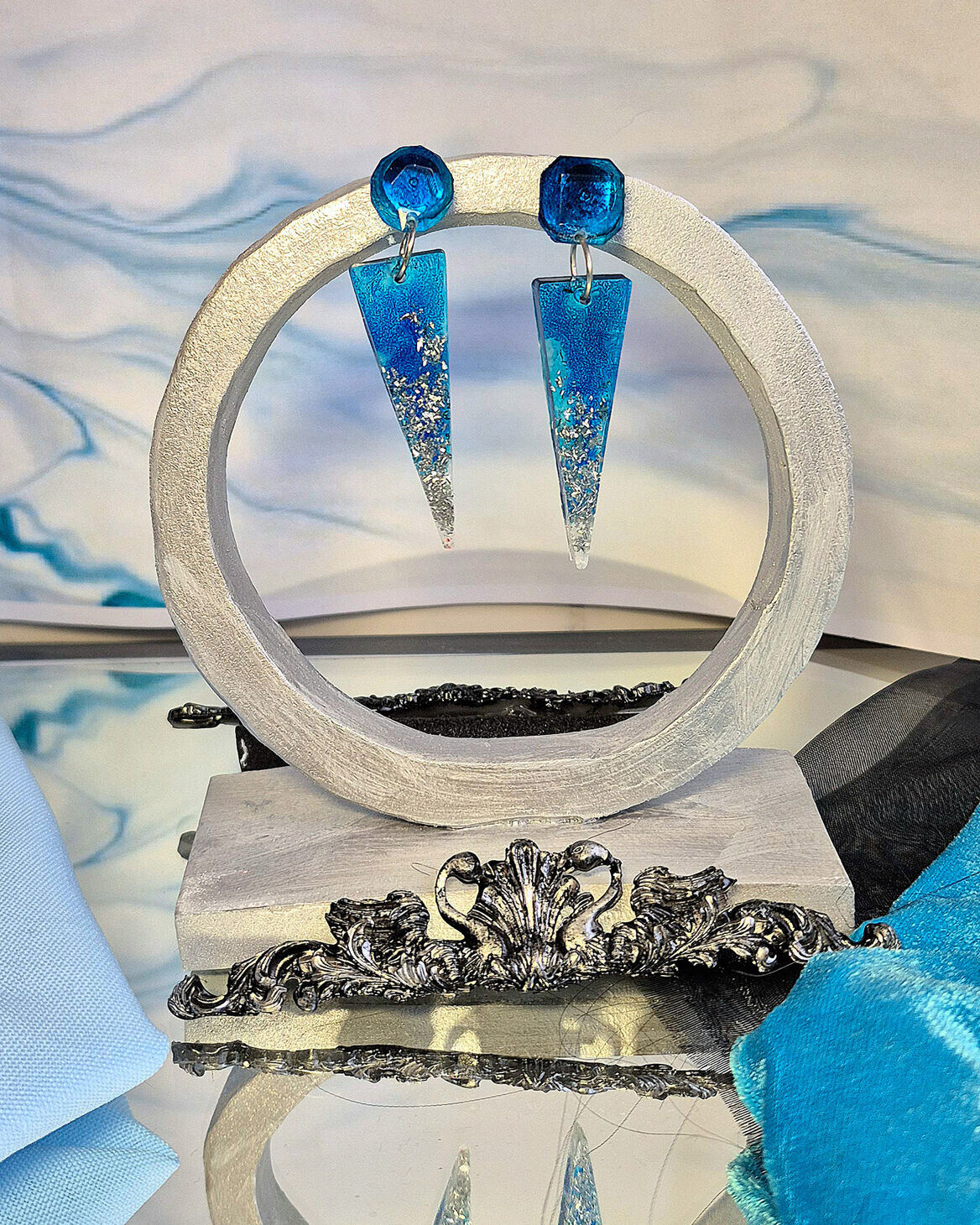 Earrings - Crystalfall