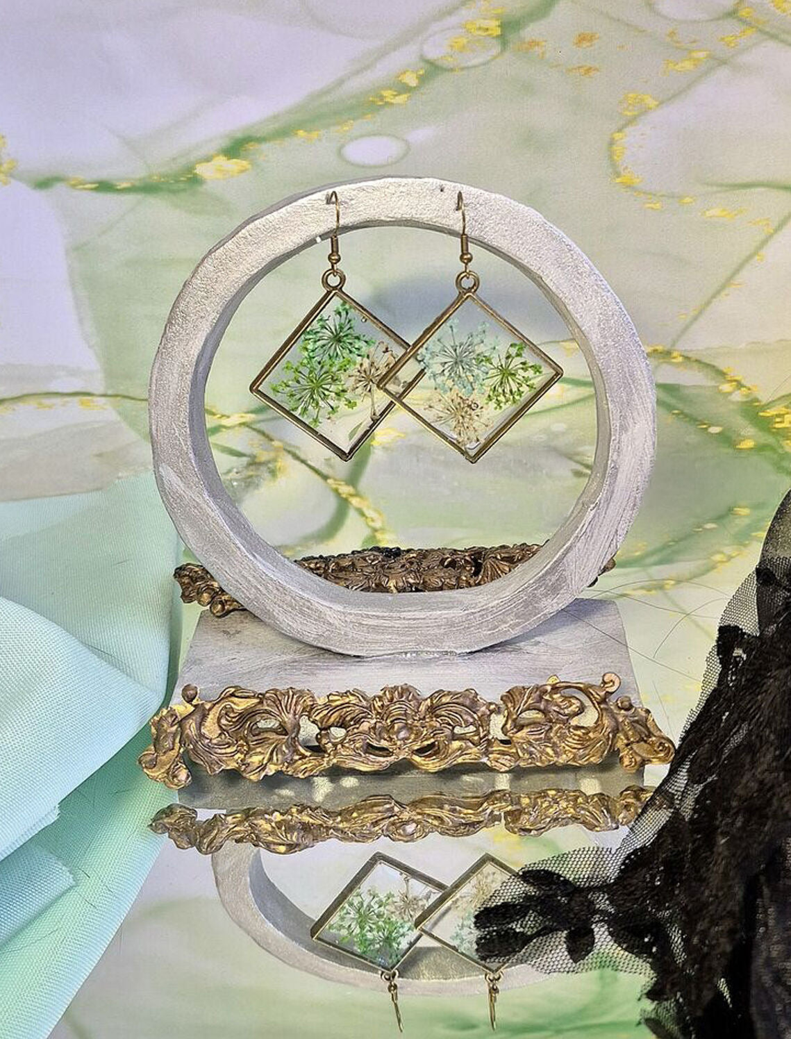 Earrings - Springtide Frame