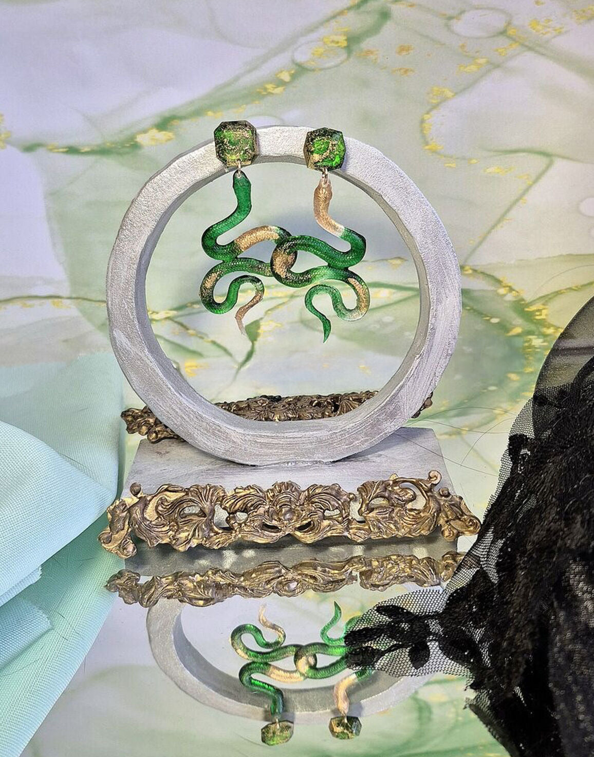 Earrings - Forestfang