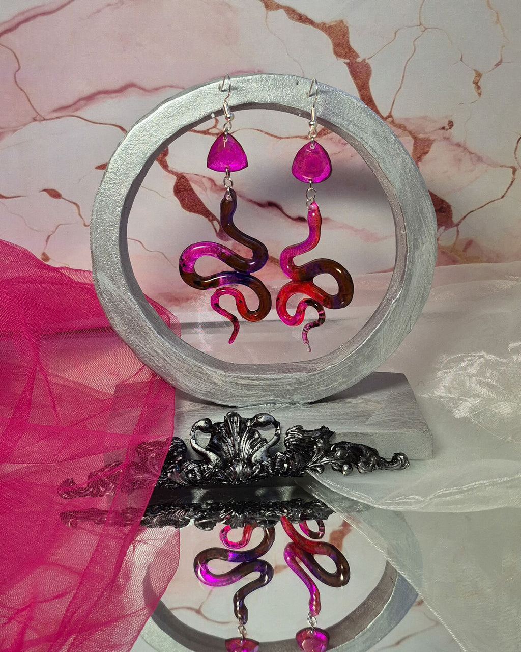 Earrings - Serpent's Aurora