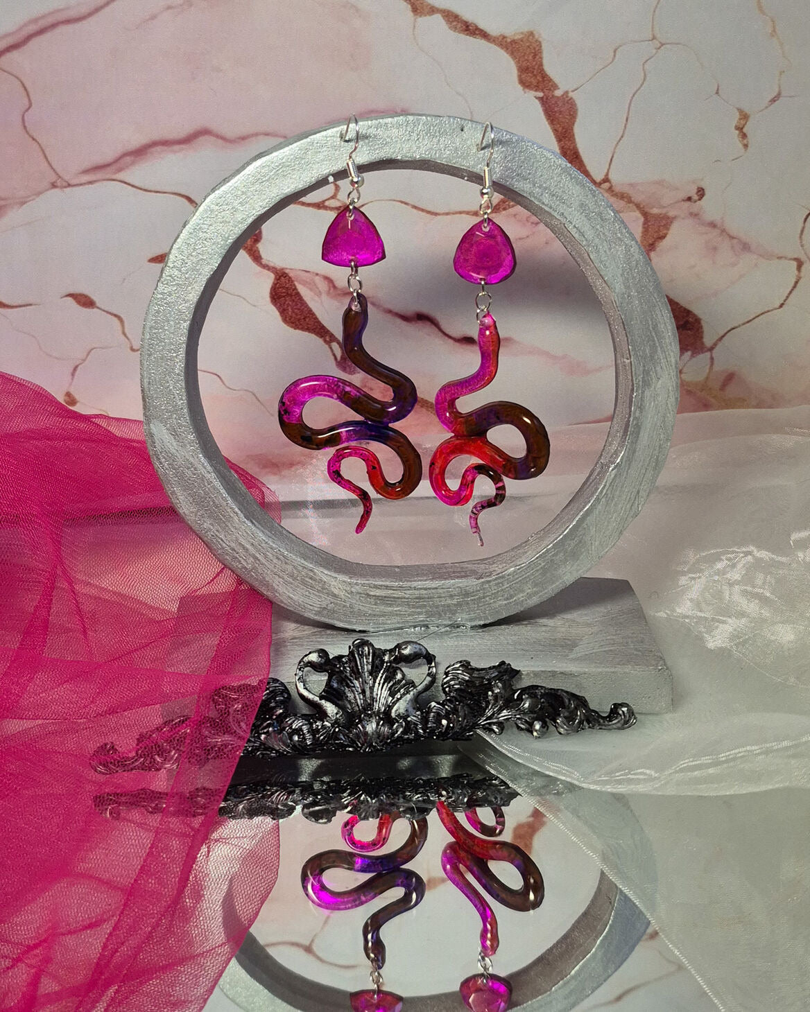 Earrings - Serpent's Aurora