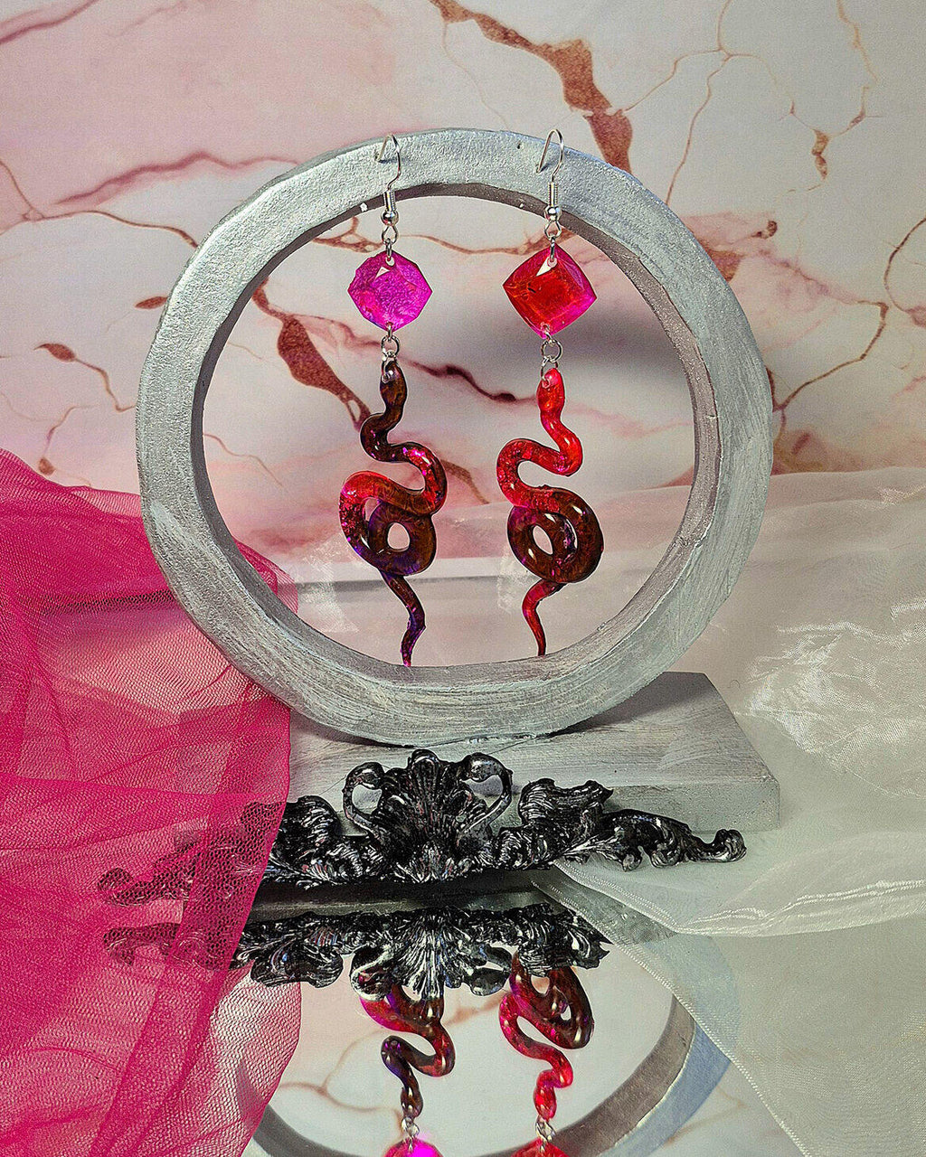 Earrings - Serpent's Shimmer