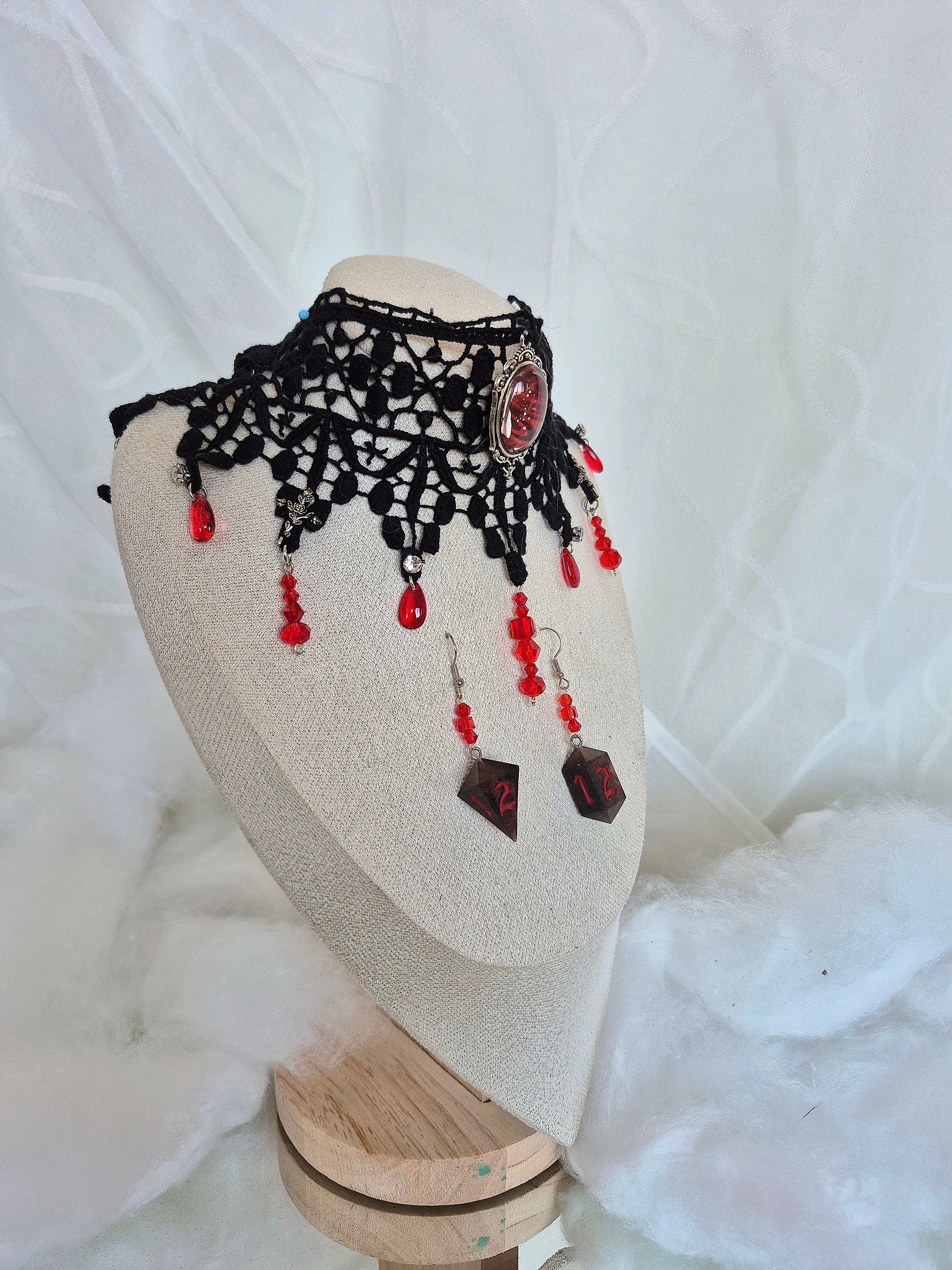 Choker - Crimson Veil