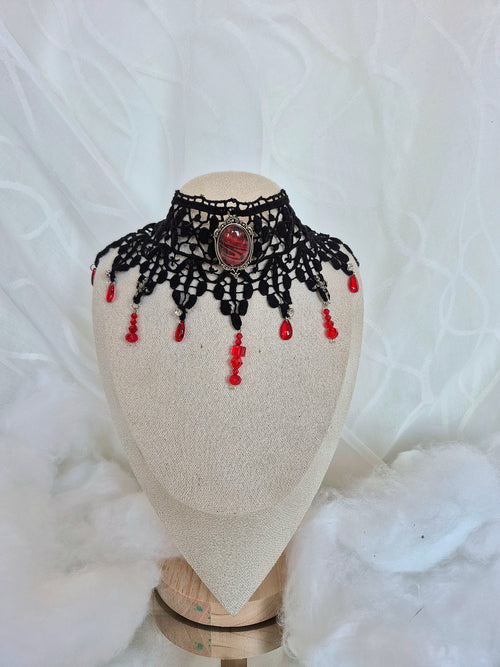 Choker - Crimson Veil