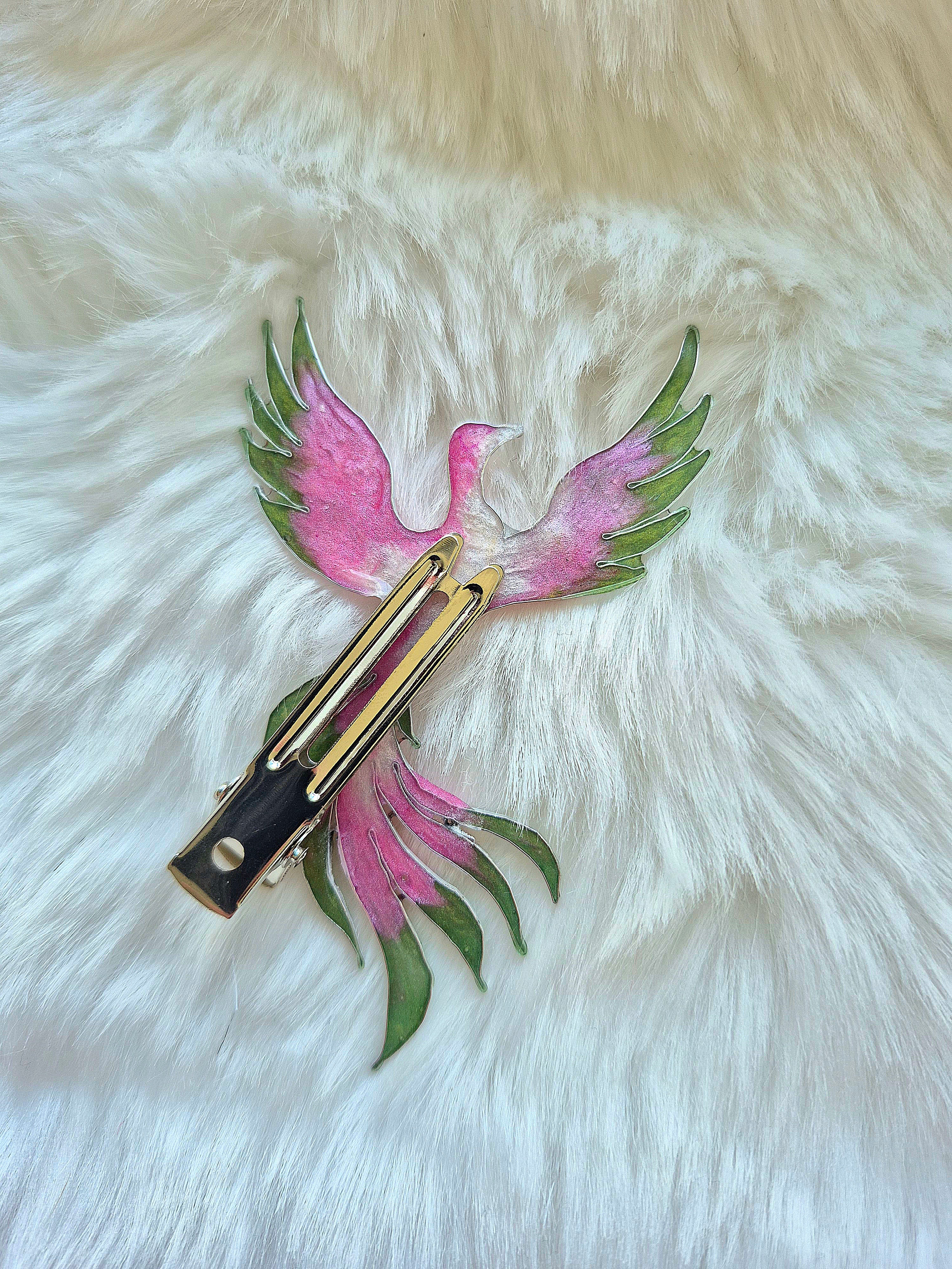 Mythical hairclip - Bloomheart Phoenix