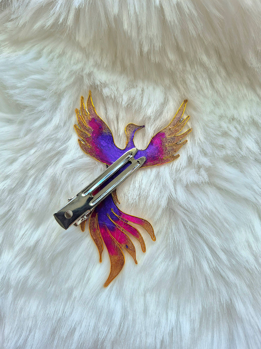 Mythical hairclip - Aster Crown Pheonix
