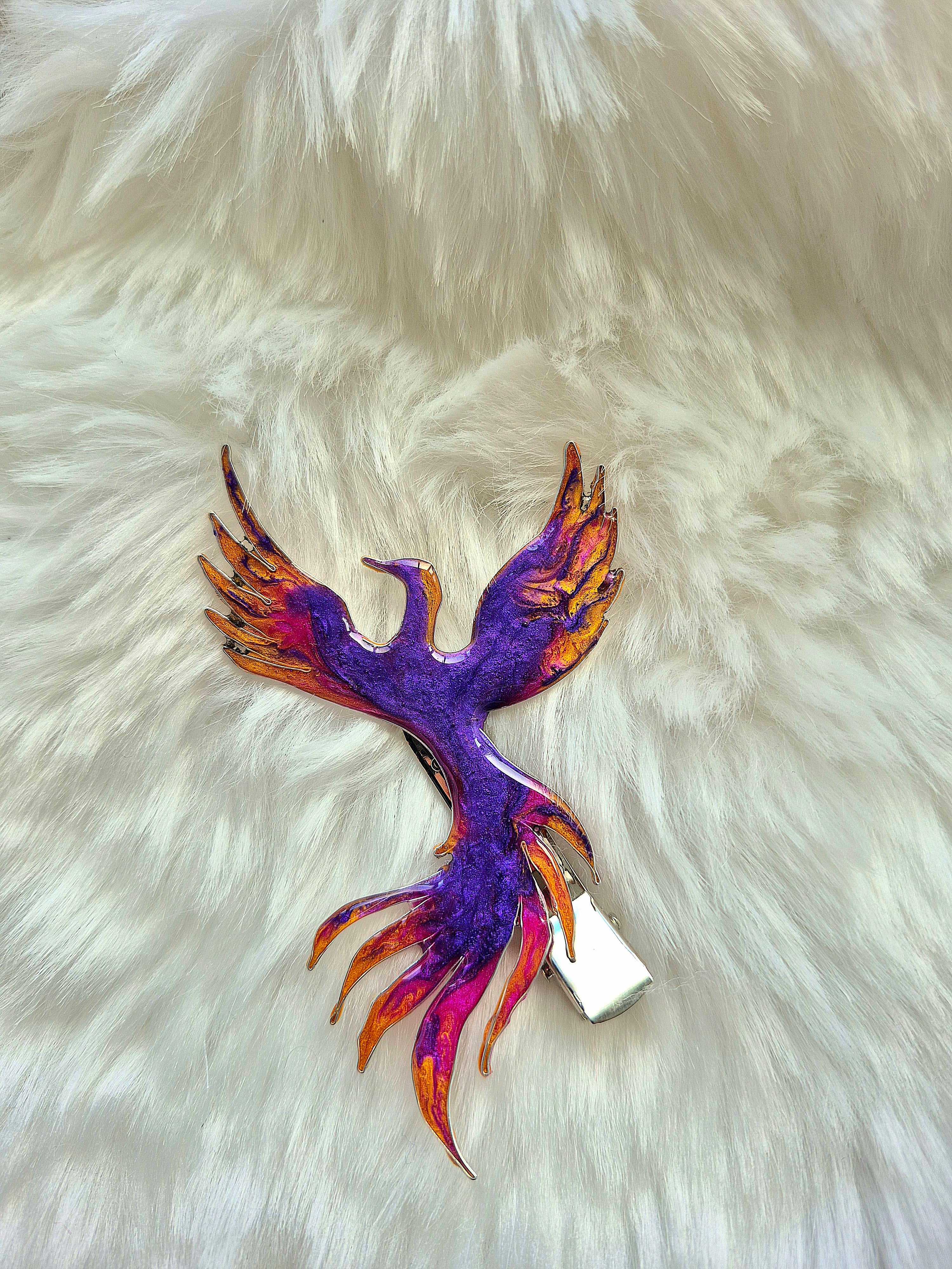 Mythical hairclip - Sovereign Prism Phoenix