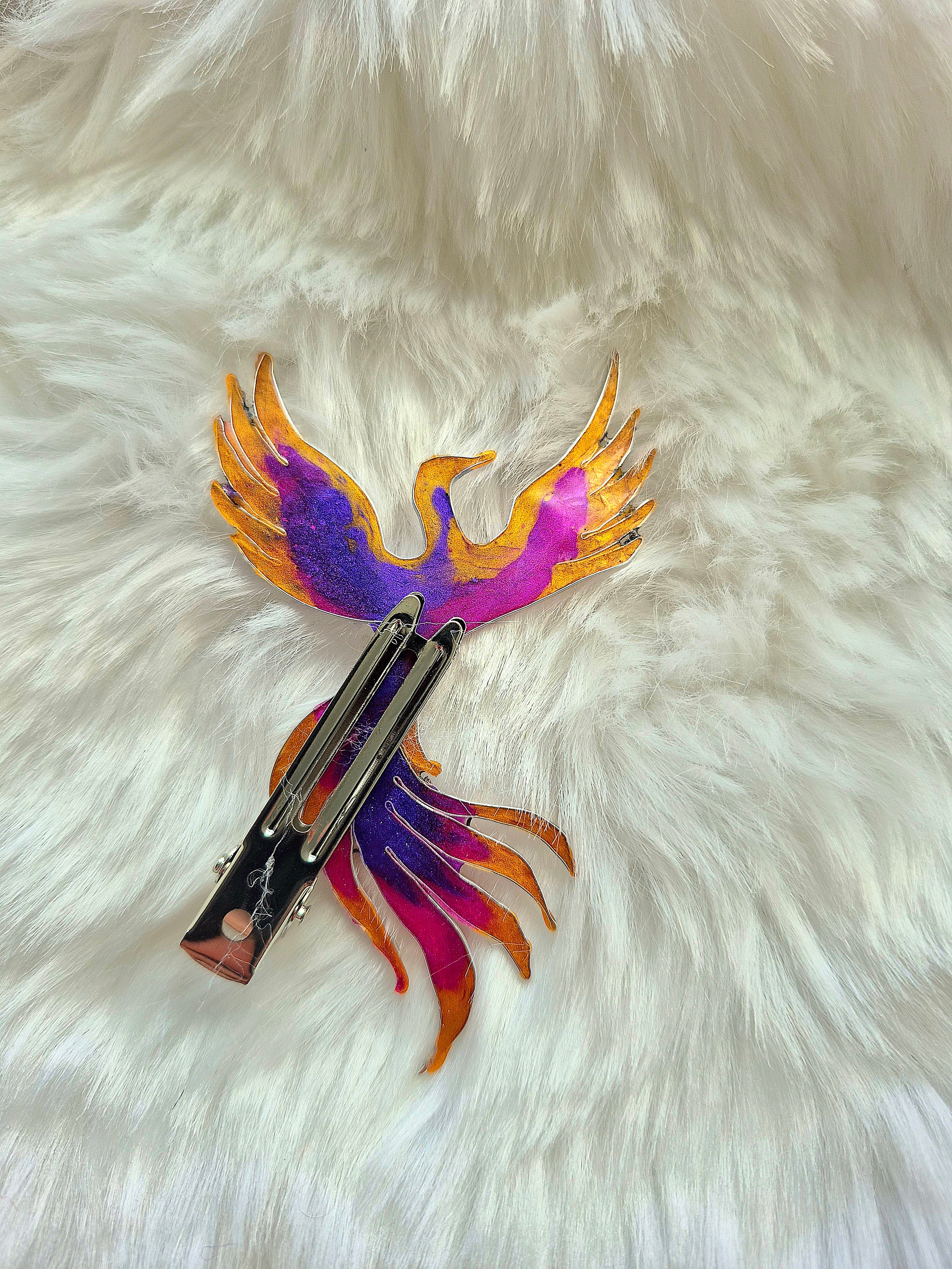 Mythical hairclip - Sovereign Prism Phoenix