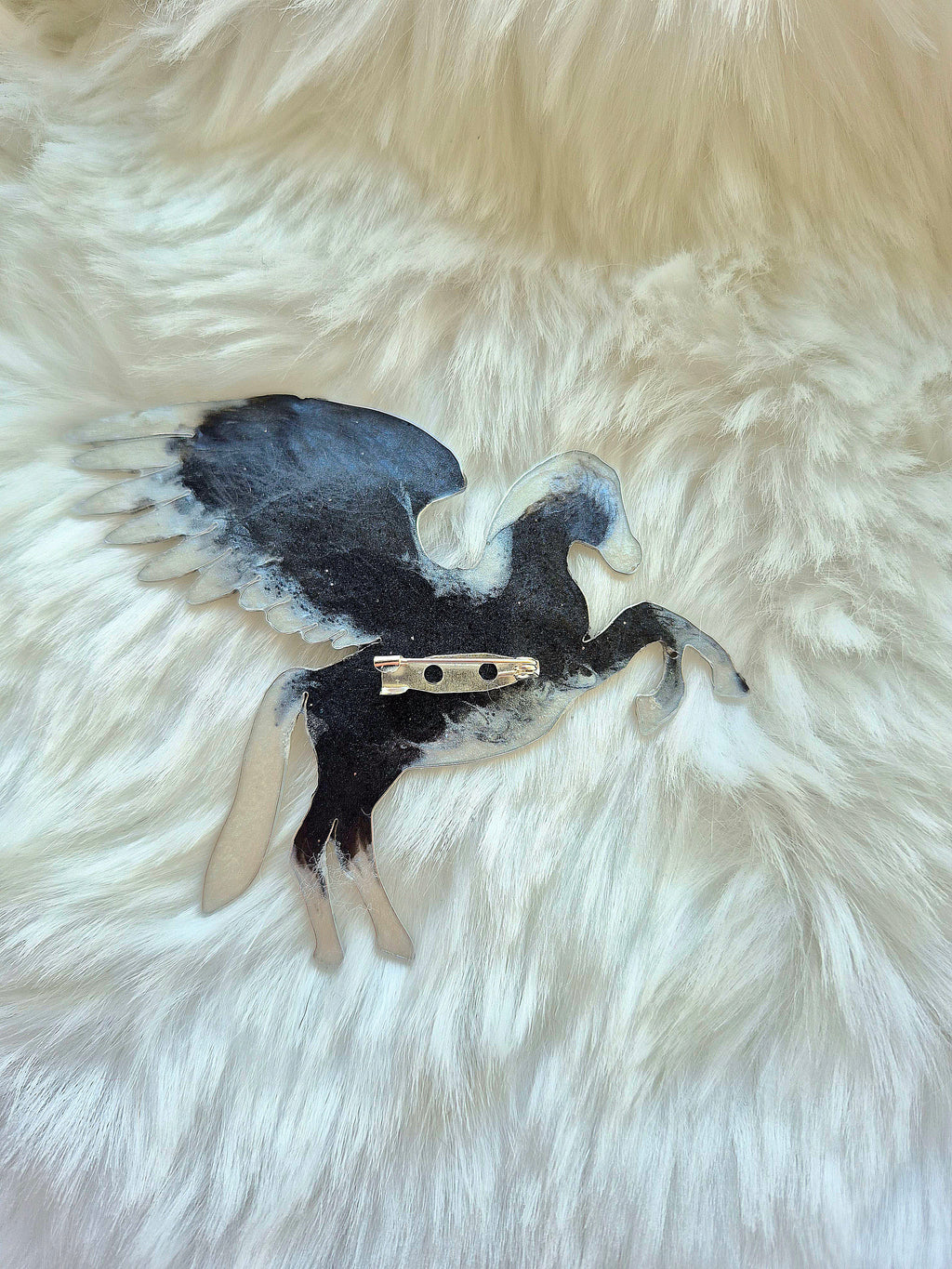 Mythical brooch- Moonveil Pegasus