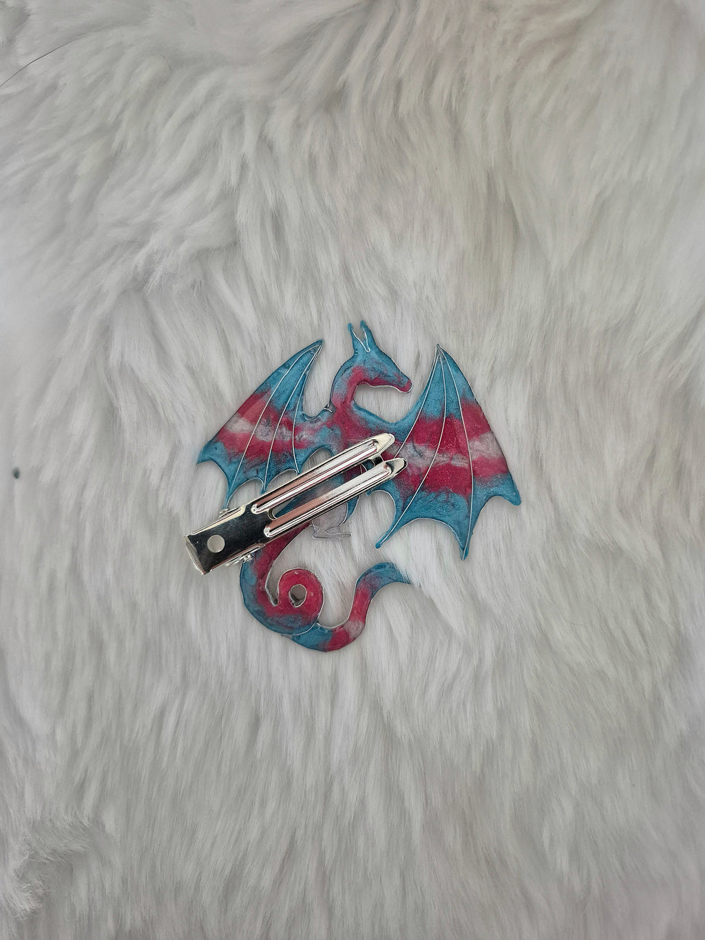 Mythical hairclip - Prismveil Wyvern