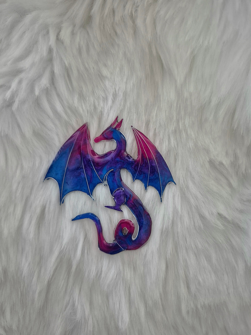 Mythical brooch - Heartsong Wyvern