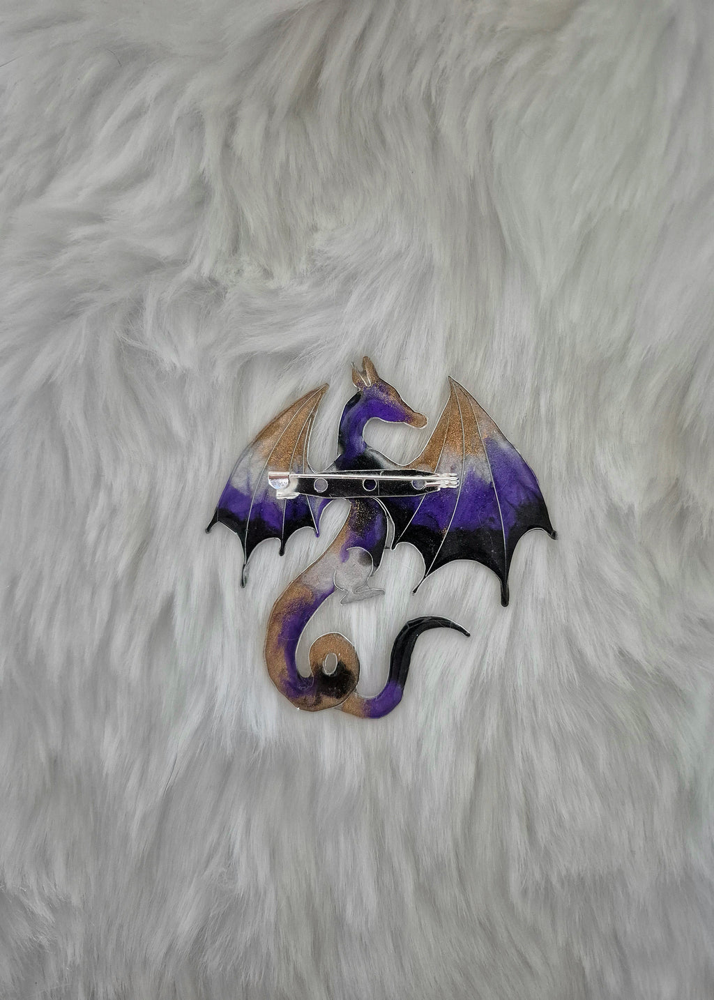 Mythical brooch - Eclipse Wyvern