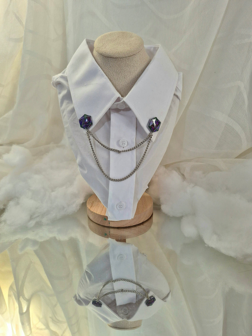 Collar pin - Twilight Vine D20