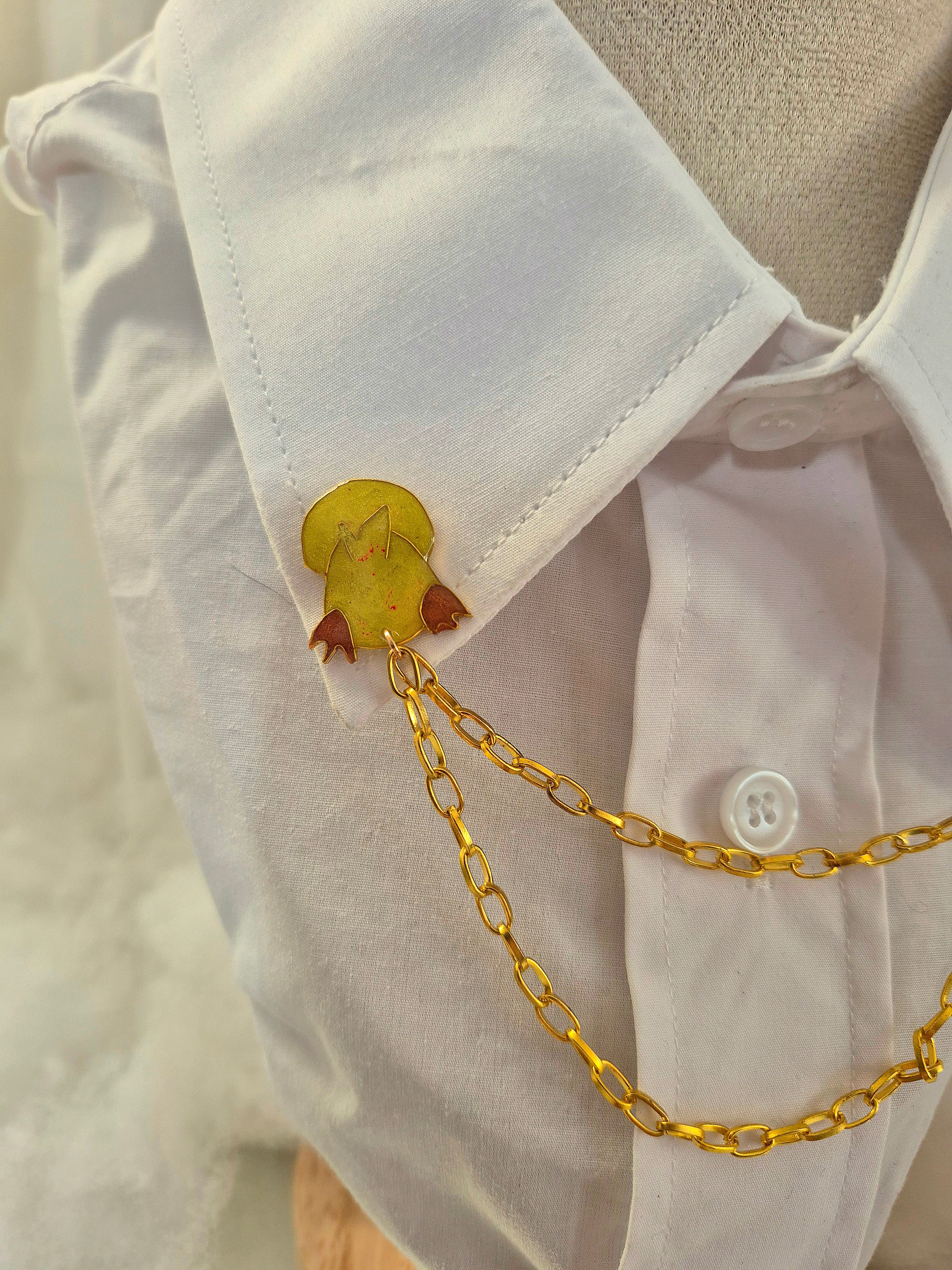 Collar pin - Duckling butt