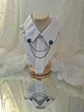 Collar pin - Arcane violet D20