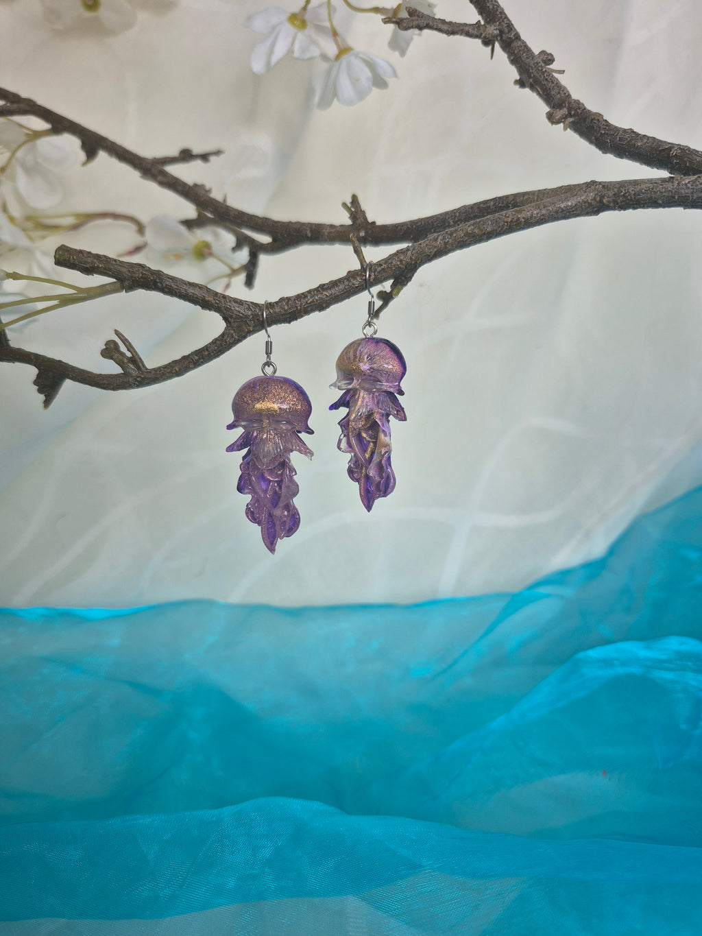 Earrings - Celestial Jellyfish