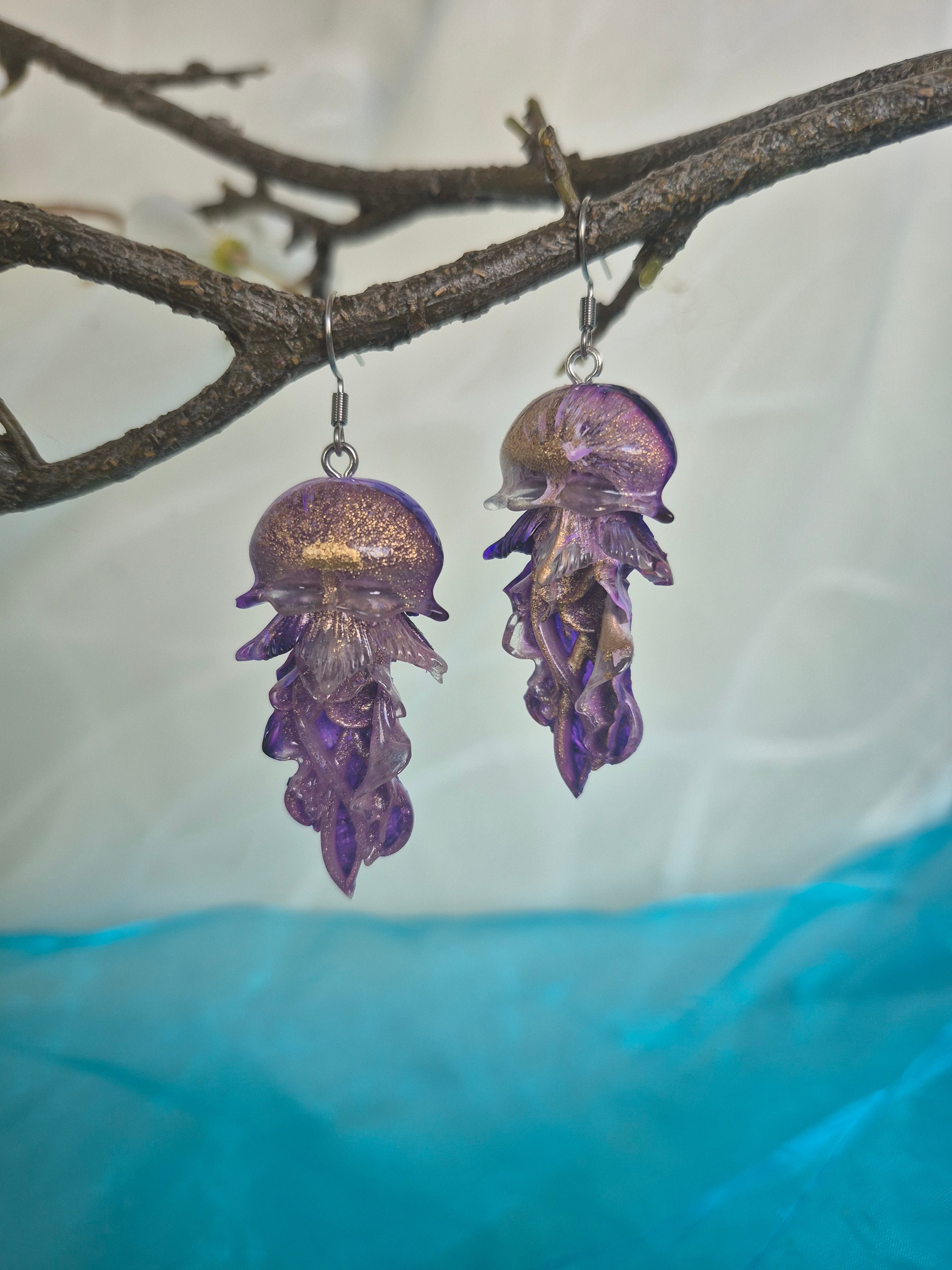 Earrings - Celestial Jellyfish