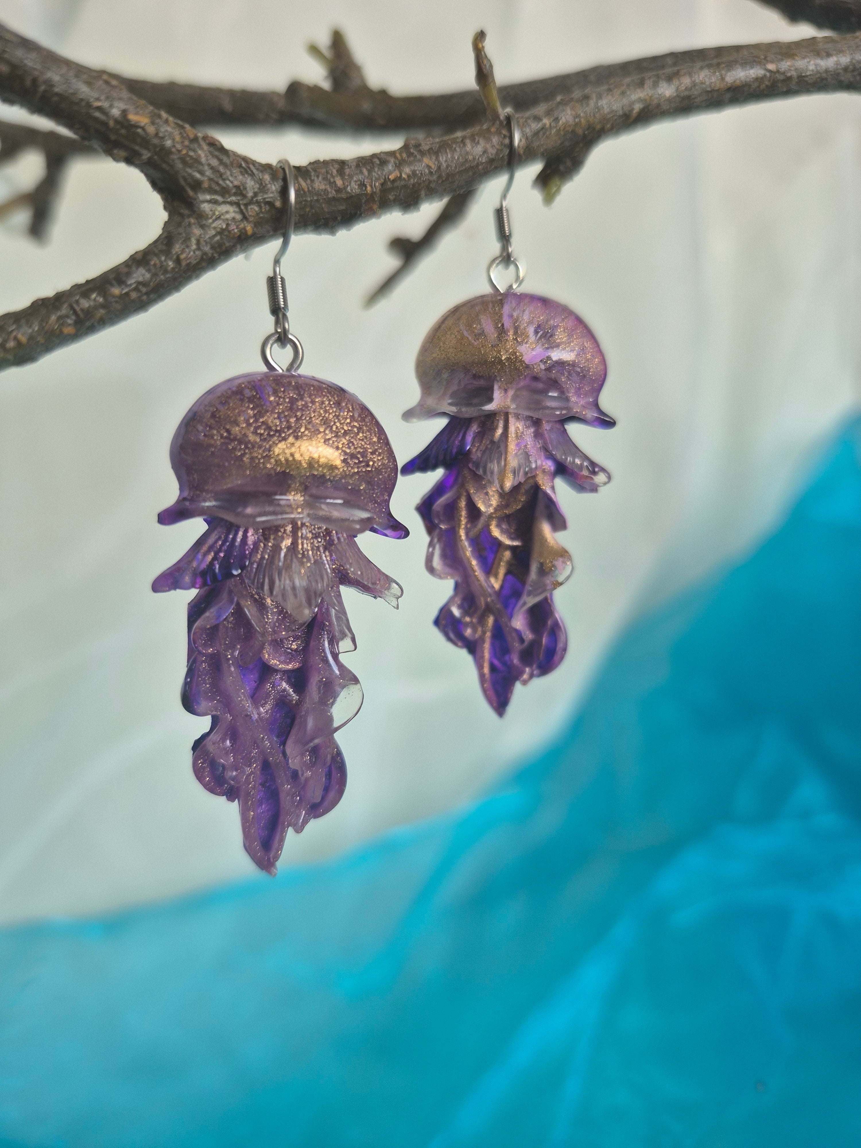 Earrings - Celestial Jellyfish