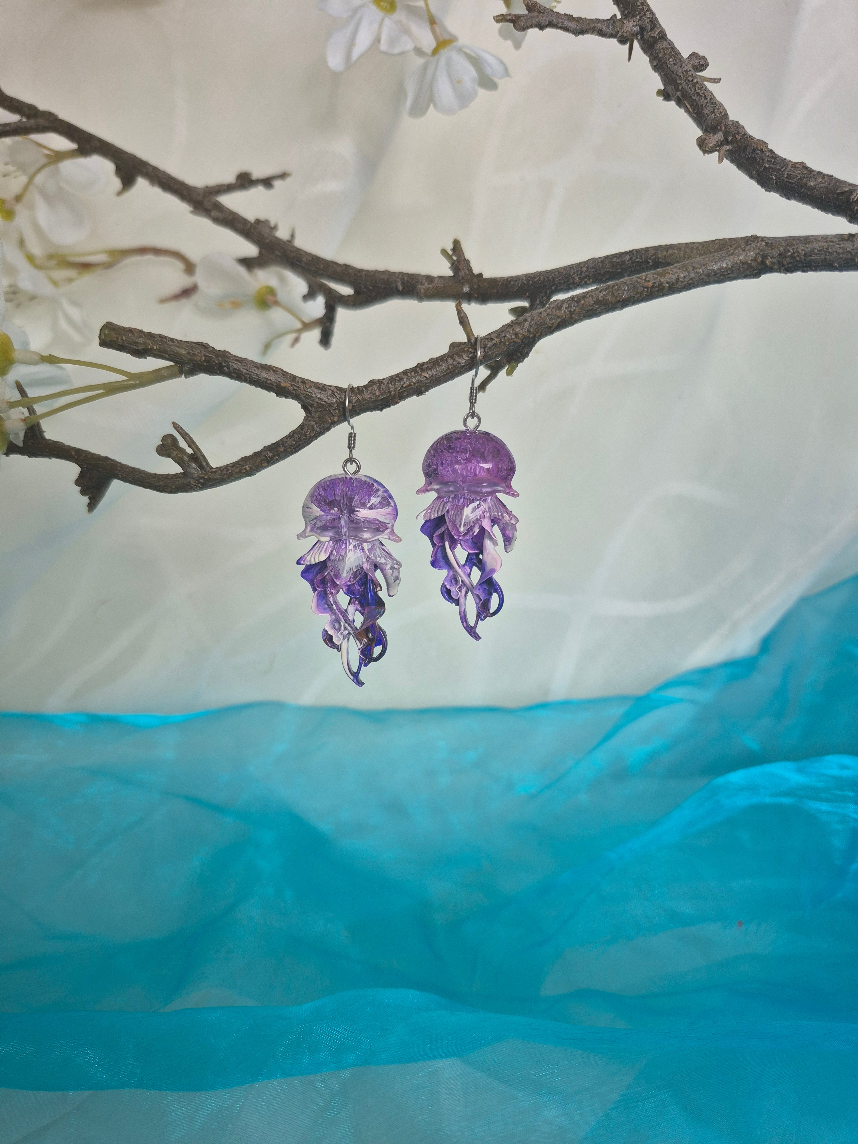 Earrings - Aurora Jellyfish