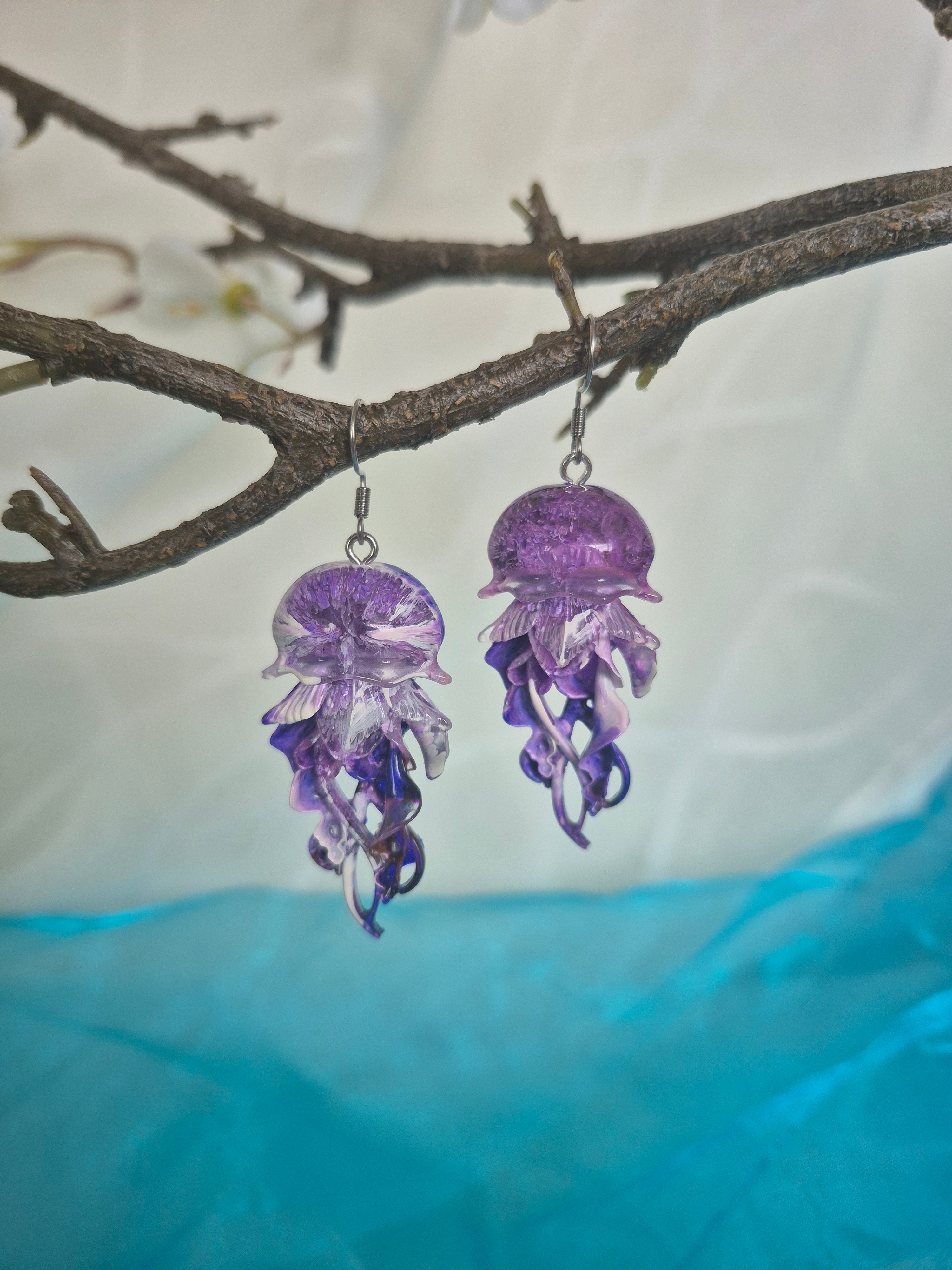 Earrings - Aurora Jellyfish