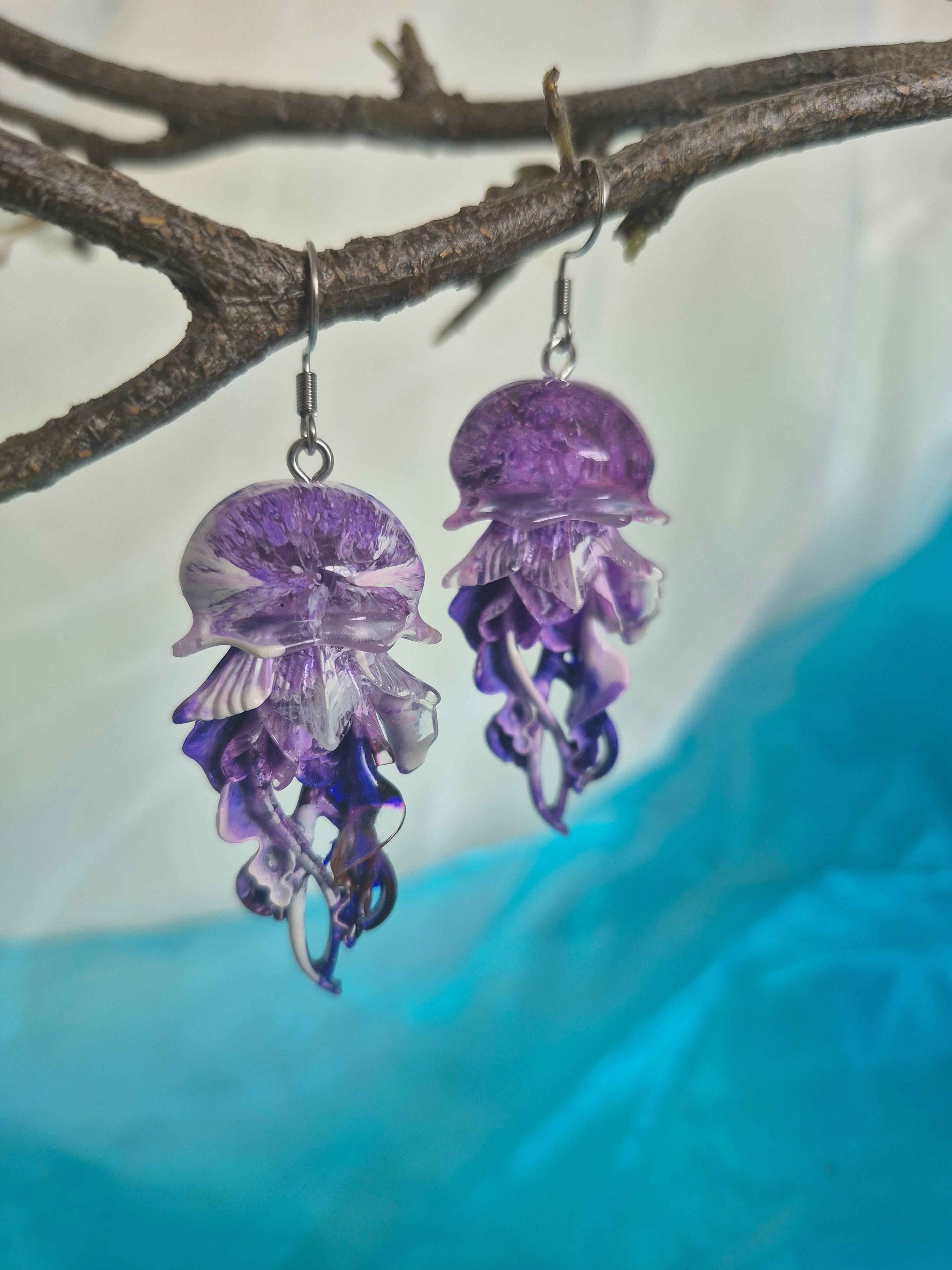 Earrings - Aurora Jellyfish