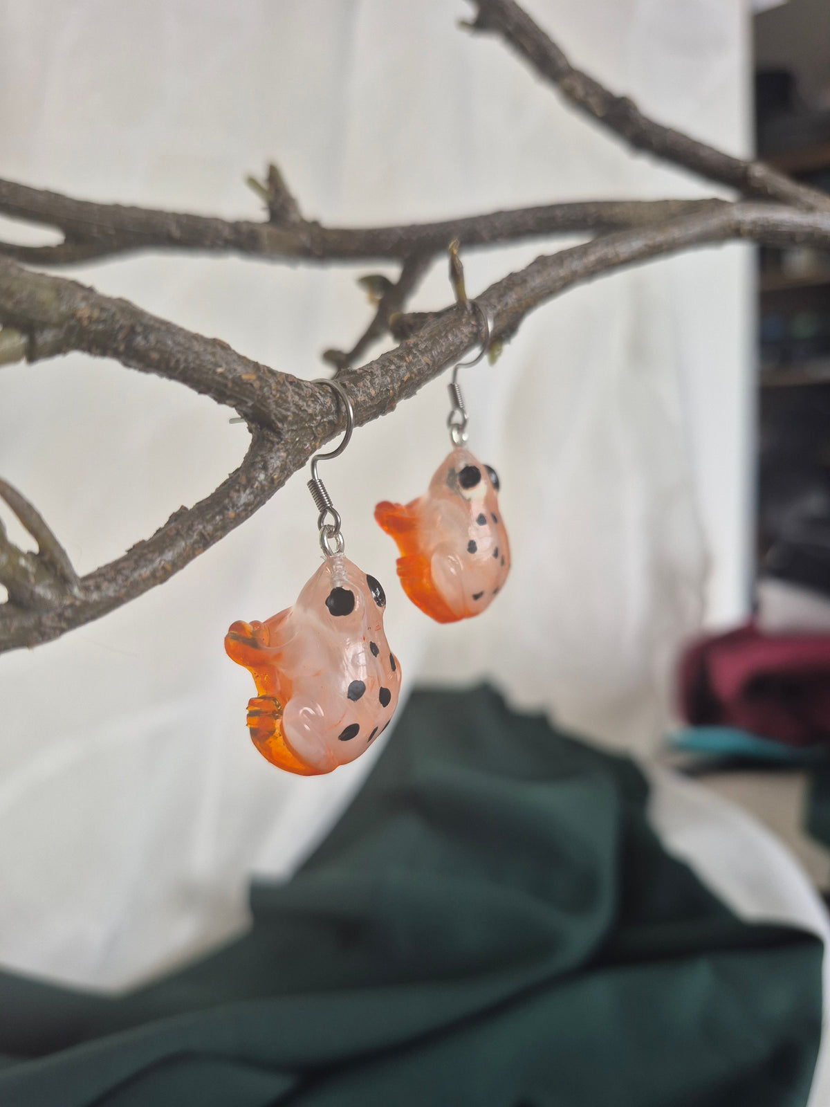 Earrings - Marslight frog