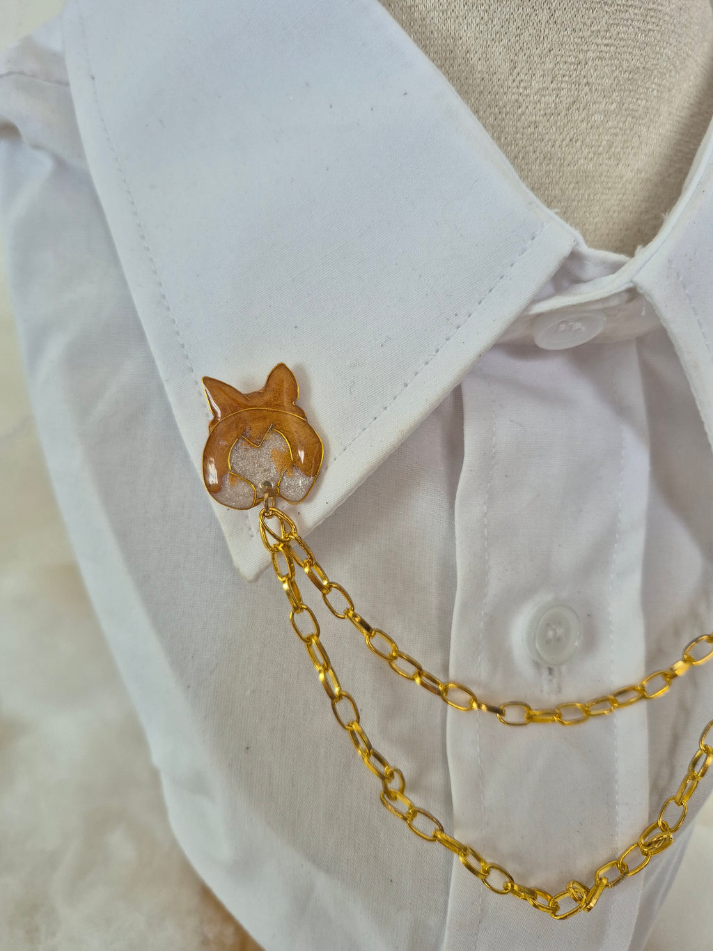 Collar pin - Corgi Butt