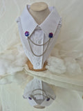 Collar pin - Bisexual Pride D20