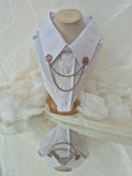 Collar pin - Blushing Dawn D20