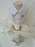 Collar pin - Transgender Pride D20