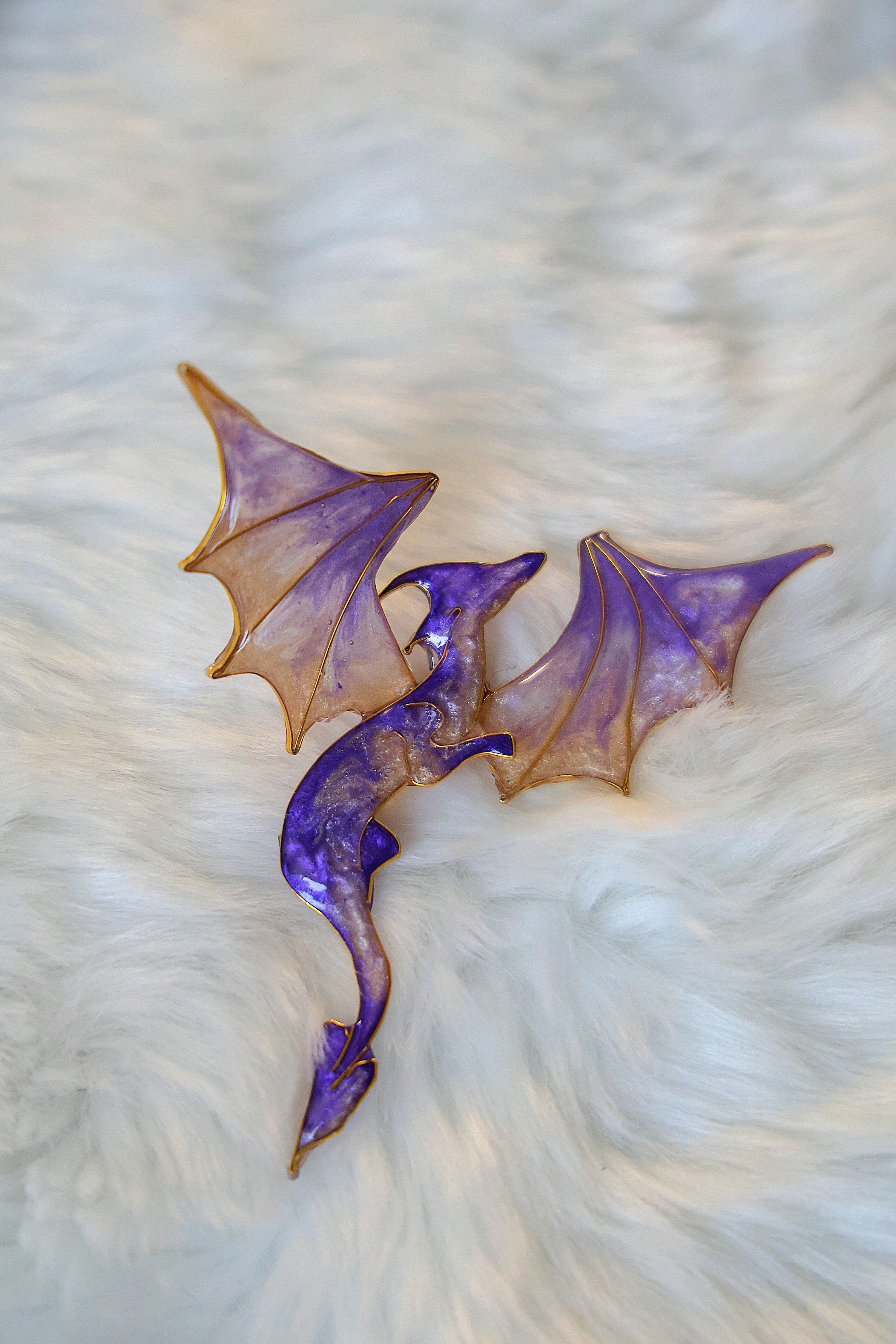 Mythical brooch- Solar Arcanwyvern