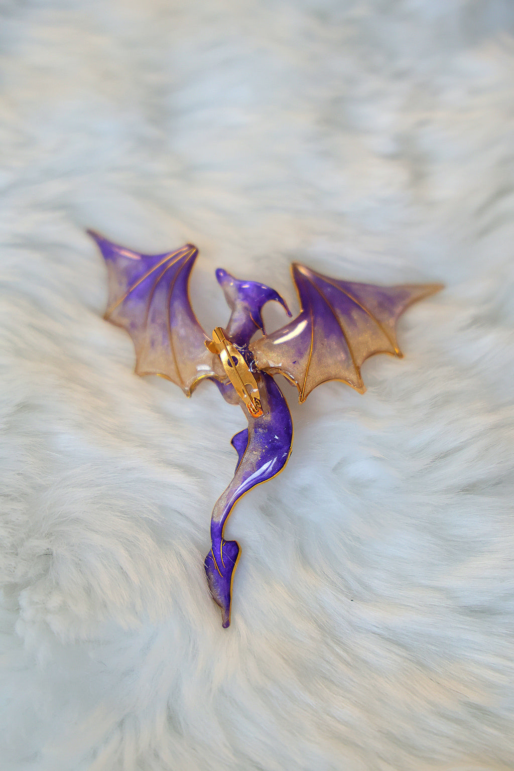 Mythical brooch- Solar Arcanwyvern
