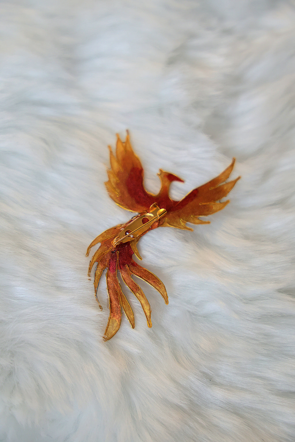 Mythical brooch- Fire Pheonix