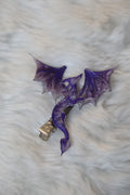 Mythical hairclip - Amethyst Sagewyvern